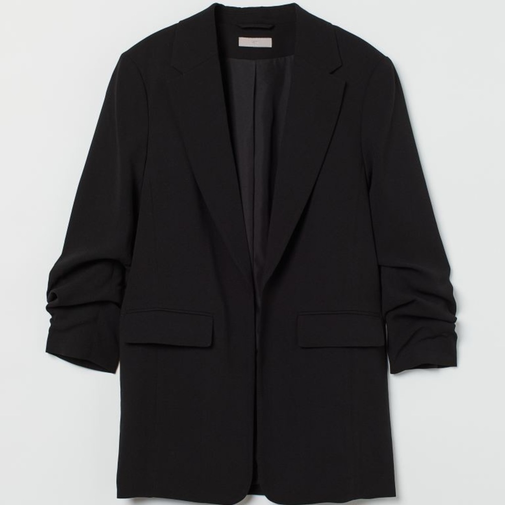 H&M Black Long Blazer Jacket